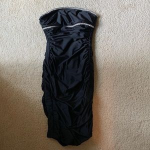 Rhinestone Black party dress. Size small.